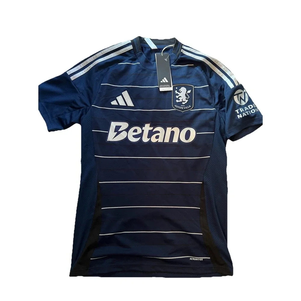 adidas Aston Villa Navy Blue & White Men's Jersey